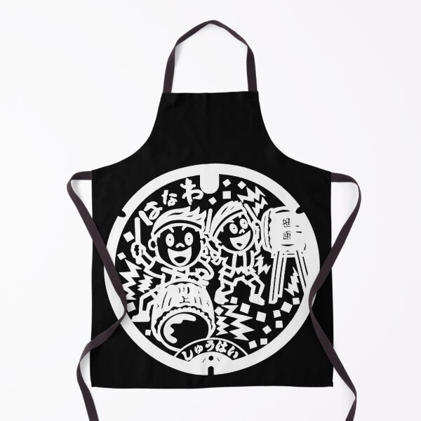 Item preview, Hanawa Town Drain Cover alternate design - Japan white image designed and sold by NuthatchDesigns.