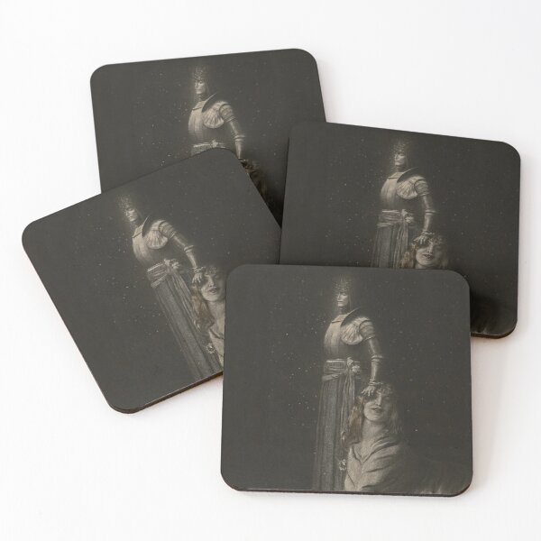 Item preview, Archangel with tiger - Fernand Khnopff Angel Un Ange designed and sold by Vintage Designs +.