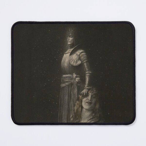 Item preview, Archangel with tiger - Fernand Khnopff Angel Un Ange designed and sold by Vintage Designs +.