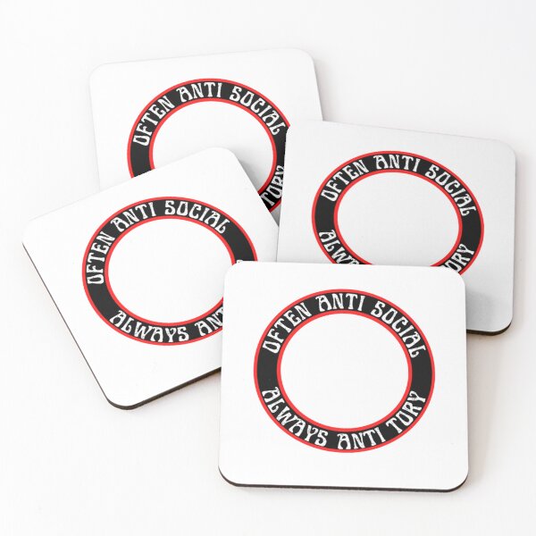 Item preview, Often Anti Social Always Anti Tory   designed and sold by ArtfulRetro.