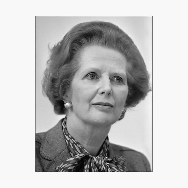 Item preview, Prime Minister Margaret Thatcher Iron Lady       designed and sold by ArtfulRetro.