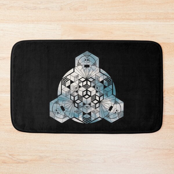 Item preview, Clouds 180° Cube Mandala designed and sold by createVisions.