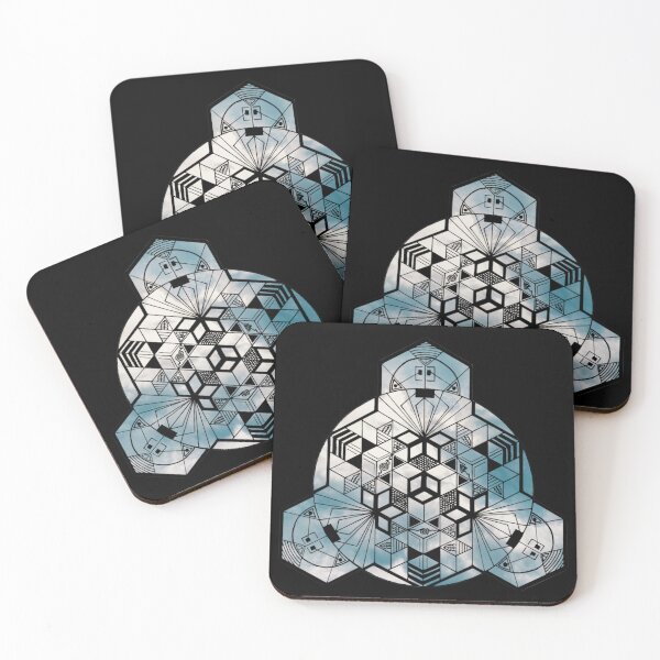 Item preview, Clouds 180° Cube Mandala designed and sold by createVisions.