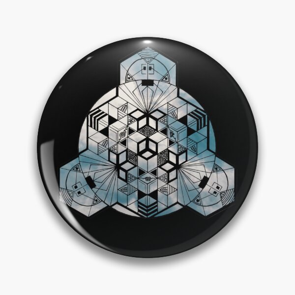 Item preview, Clouds 180° Cube Mandala designed and sold by createVisions.