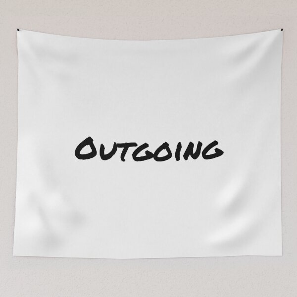 Item preview, I am outgoing emotion and mood - mental health designed and sold by Therapy by Sen.