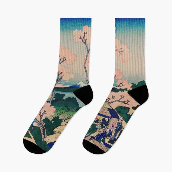 Item preview, Goten-Yama Hill,Katsushika Hokusai (1760-1849) a traditional Japanese Ukyio-e style designed and sold by Adbor-Tb.