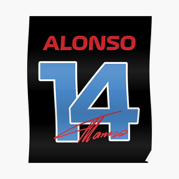 fernando alonso 14 Póster