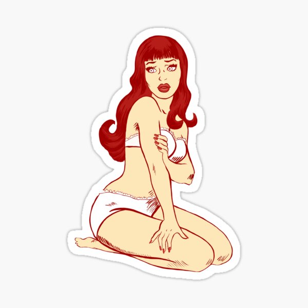 Item preview, Beach Blanket Redhead designed and sold by BunnyThePainter.