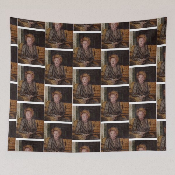 Item preview, Prime Minister Margaret Thatcher Iron Lady     designed and sold by ArtfulRetro.