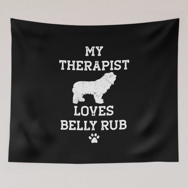 Item preview, My Therapist is My Polish Lowland Sheepdog designed and sold by rafaeltto.
