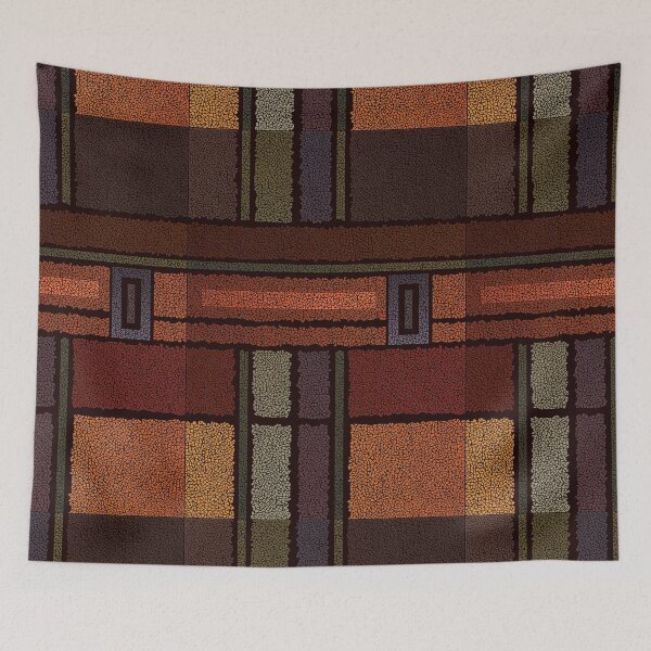 Item preview, Abstract Mosaic In Tertiary Colour designed and sold by kernowerno.