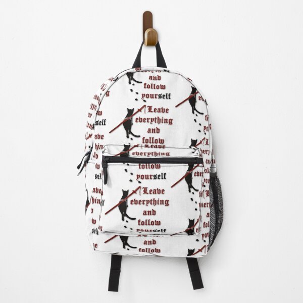 Item preview, Samurai cat (English version) - "Leave everything and follow yourself" designed and sold by WanderingGraha.