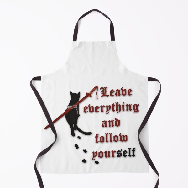 Item preview, Samurai cat (English version) - "Leave everything and follow yourself" designed and sold by WanderingGraha.