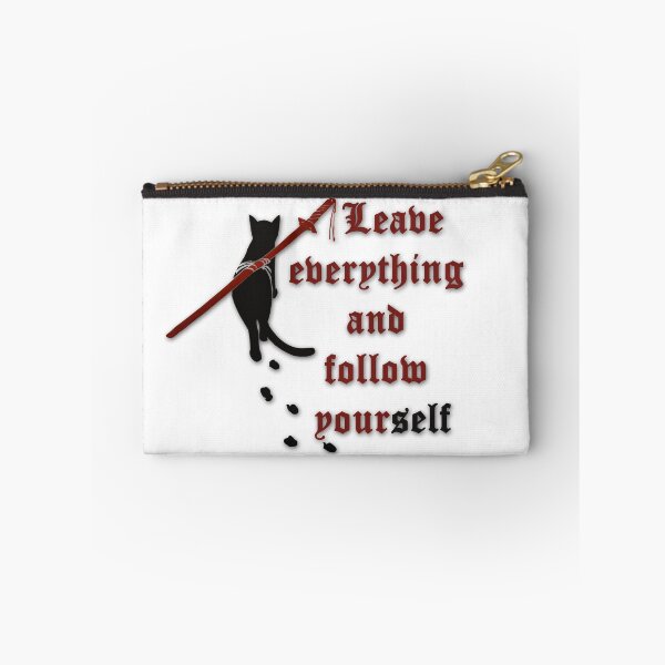 Item preview, Samurai cat (English version) - "Leave everything and follow yourself" designed and sold by WanderingGraha.