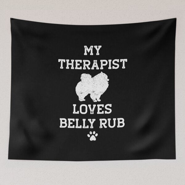 Artikelvorschau, My Therapist is My Pomeranian entworfen und verkauft von rafaeltto.
