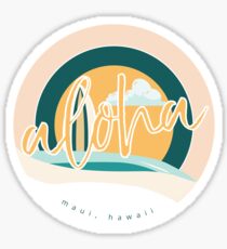 Aloha from Maui Sticker