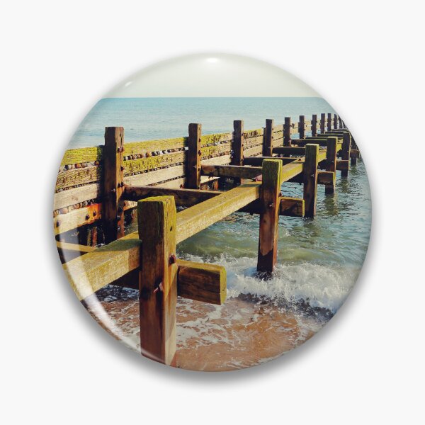 Item preview, Happisburgh  Beach Groynes  designed and sold by ScenicViewPics.