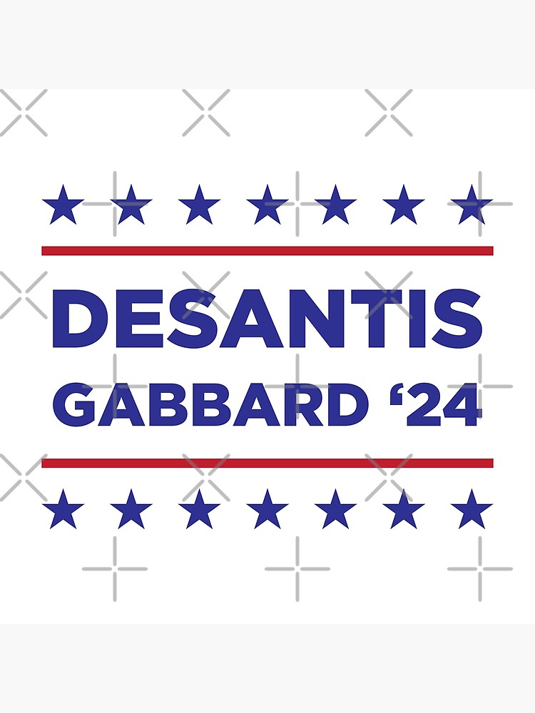 "Ron Desantis Tulsi Gabbard 2024 Stars and Stripes" Poster for Sale by