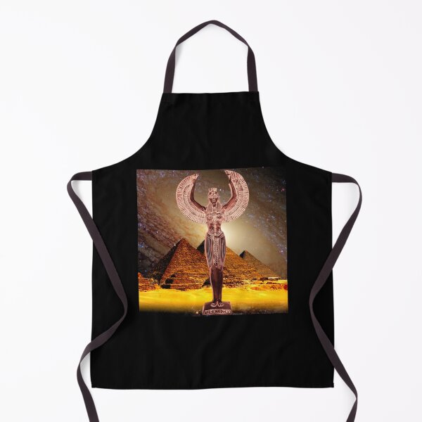 Item preview, Isis, déesse égyptienne devant les pyramides - Starry Night Galaxy designed and sold by NavamiKonda.