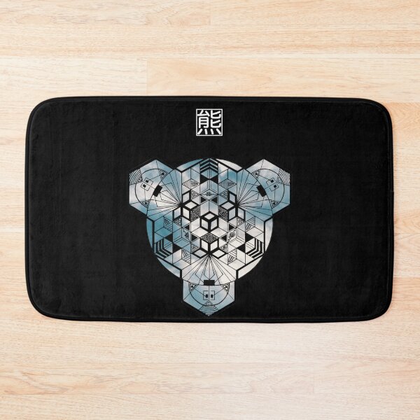 Item preview, Kuma Kanji Cloudy Cube Mandala designed and sold by createVisions.