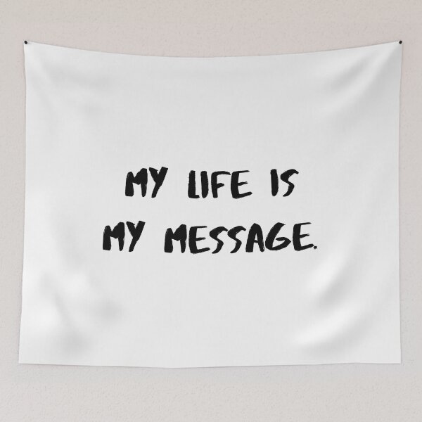 Item preview, My Life Is My Message | Motivational & Inspirational designed and sold by Salman Hino.