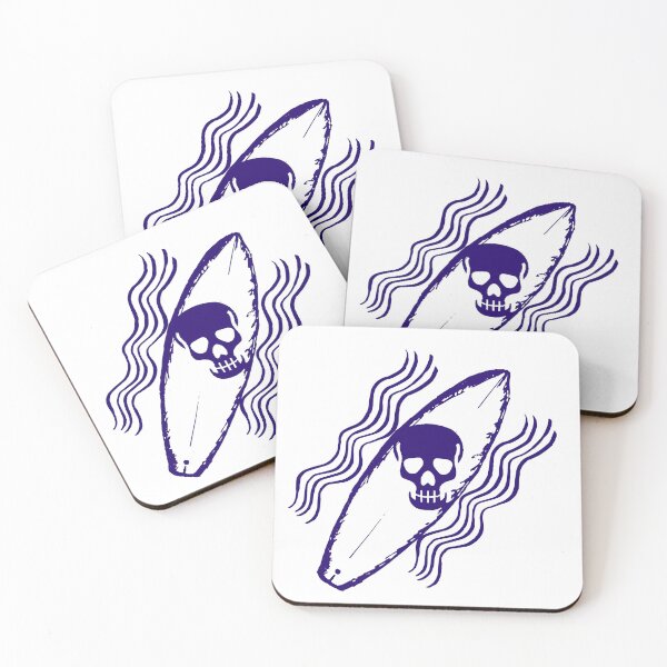 Item preview, Surf Skull - Blue designed and sold by zinorhim.