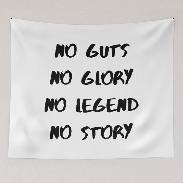 Item preview, No Guts No Story, No Legend No Story | Motivational & Inspirational designed and sold by Salman Hino.