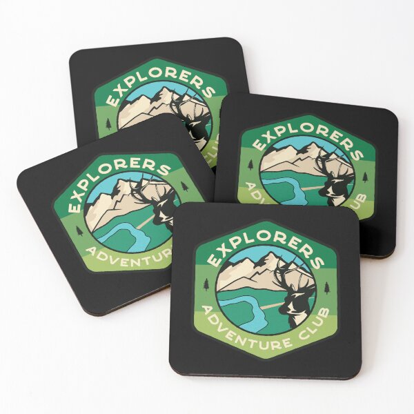 Item preview, Explorers Adventure Club - Camping | Hunting | camp life | Trailer Life | Kayak | Color Vintage deer hunt designed and sold by The Patootoos.