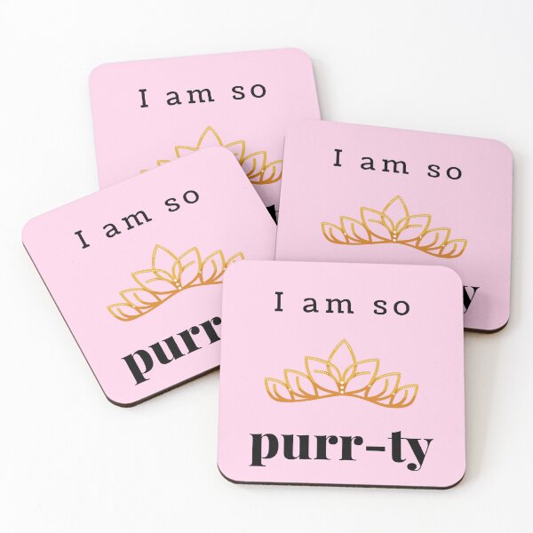 Item preview, Copy of I am so purrty - Cat Puns designed and sold by ZeeshanDesignz.