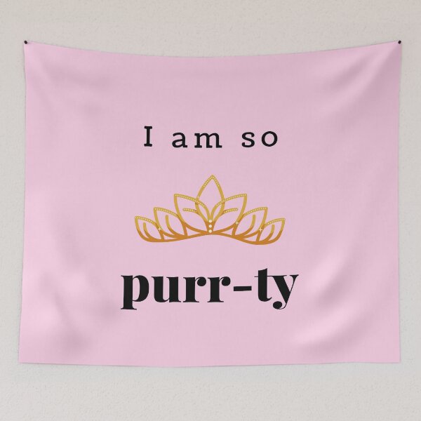 Item preview, Copy of I am so purrty - Cat Puns designed and sold by ZeeshanDesignz.