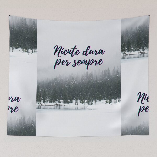 Item preview,  Nothing lasts forever - popular Italian quotes theme gifts  designed and sold by RebelliousRosee.
