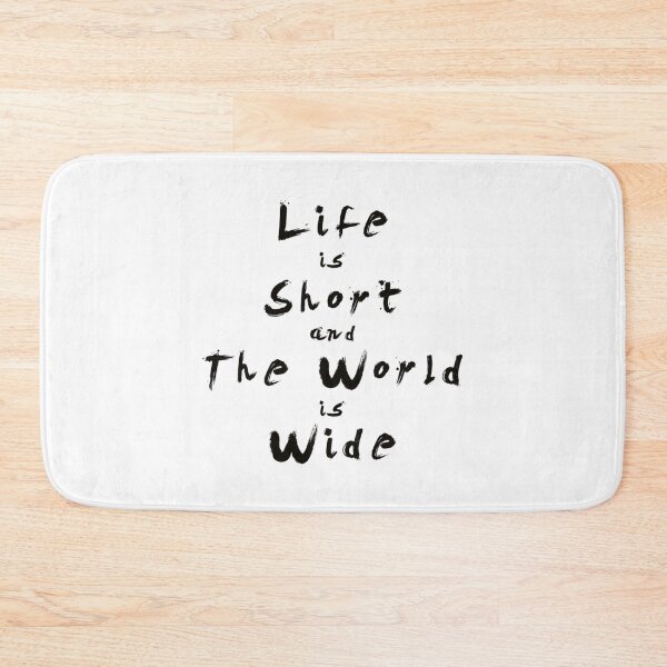 Item preview, La vie est courte et le monde est vaste designed and sold by NavamiKonda.