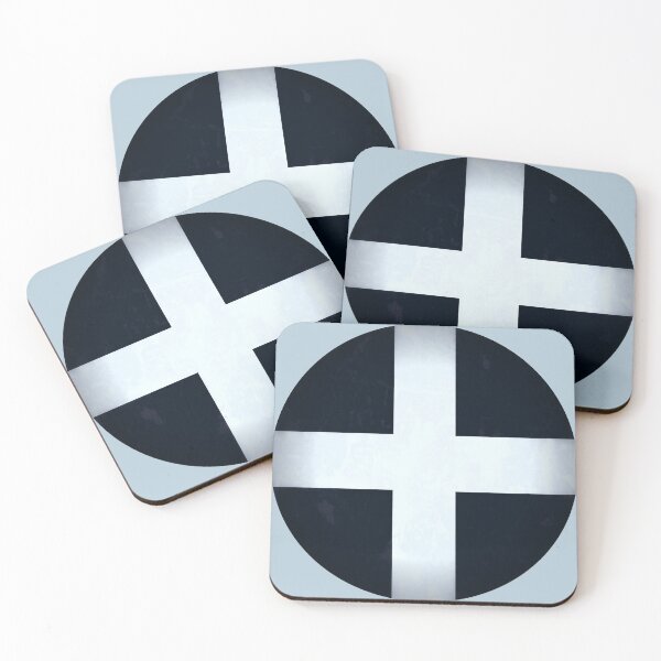 Item preview, Round Cornish flag designed and sold by CornishPanda.