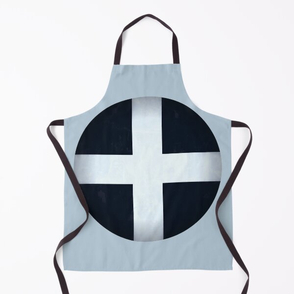 Item preview, Round Cornish flag designed and sold by CornishPanda.