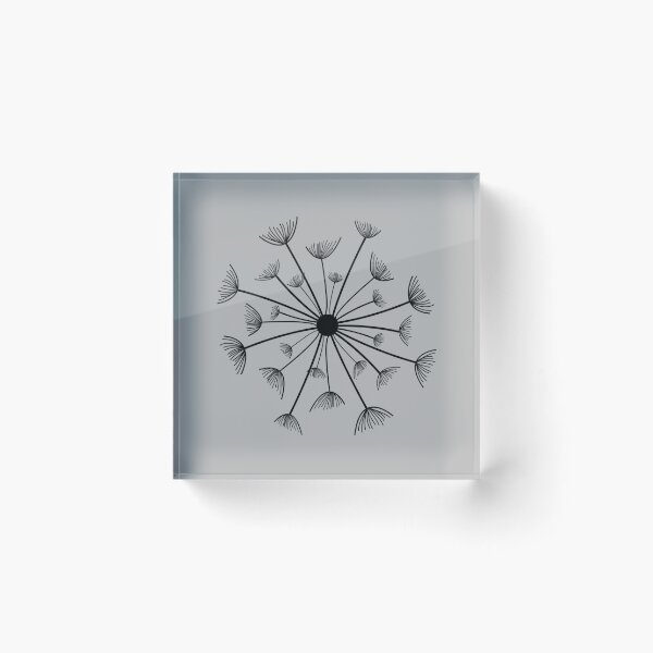 Item preview, Minimal Dandelion (black variant) designed and sold by gegogneto.