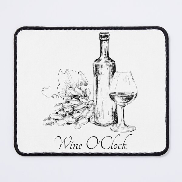 Item preview, Wine O'Clock Vintage Art Print White Backgroud:  designed and sold by LifeAndWonder.