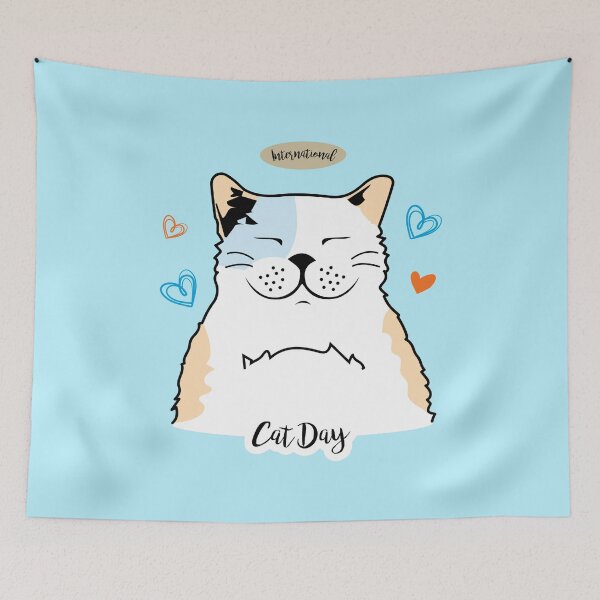 Item preview, Cat Day02 designed and sold by Cushy Digital.