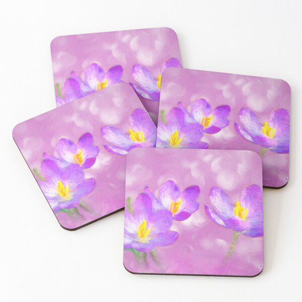 Item preview, Woodland Crocus with a painterly look designed and sold by Sue Leonard.