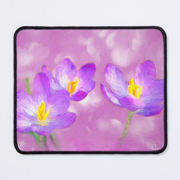 Item preview, Woodland Crocus with a painterly look designed and sold by Sue Leonard.