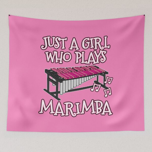 Item preview, Just A Girl Who Plays Marimba Female Musician designed and sold by doodlerob.