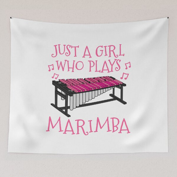 Item preview, Just A Girl Who Plays Marimba Female Musician designed and sold by doodlerob.