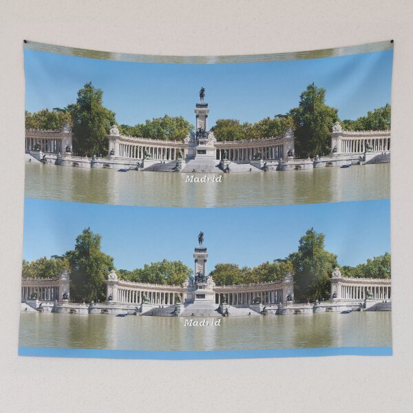 Item preview, Madrid, Spain -  Retiro Park Lake & Monument designed and sold by leemcnut.