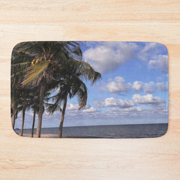 Item preview, Florida Coast Beach In Miami Palm Trees and  Ocean View designed and sold by lets-travel.