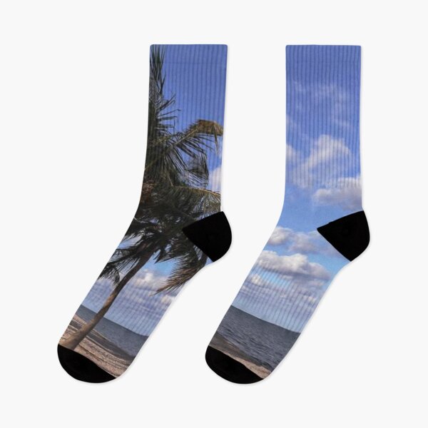 Item preview, Florida Coast Beach In Miami Palm Trees and  Ocean View designed and sold by lets-travel.