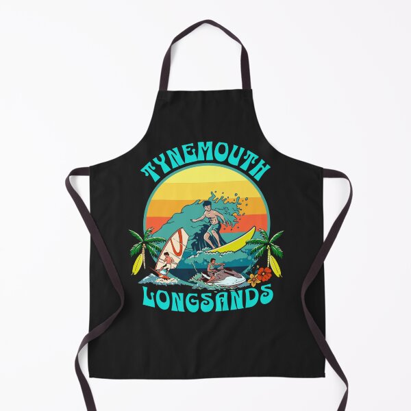 Item preview, Tynemouth Longsands Surf Sail Jet Ski sunset (black) designed and sold by MerchByCraig.