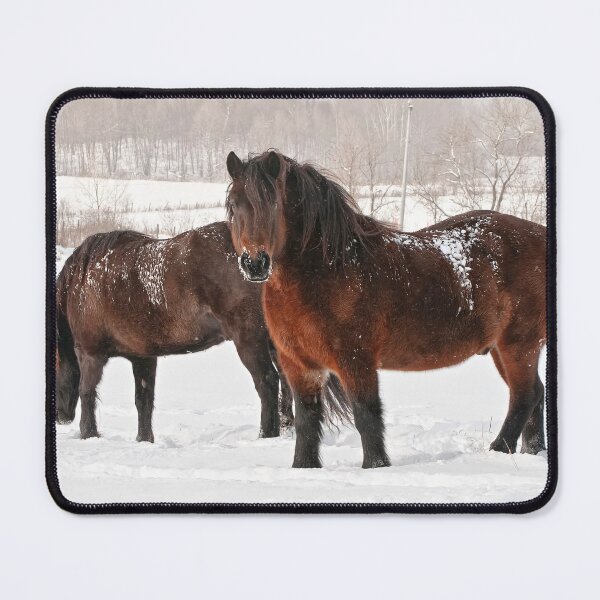 Item preview, Horses In Snow designed and sold by Michael Cummings.