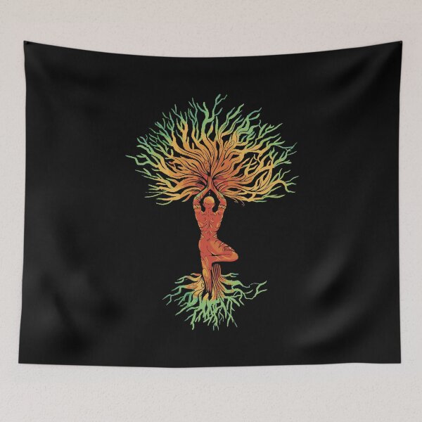 Item preview, Yoga tree pose designed and sold by DerSenat.