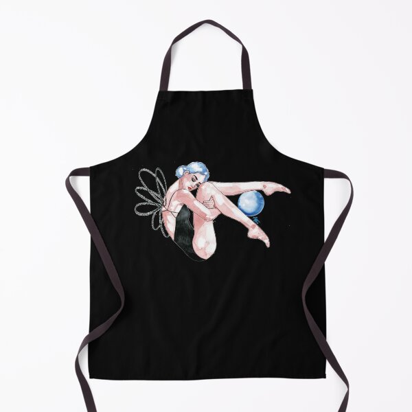 Item preview, Rhythmic gymnastics. Ballerina with wings and blue bubble designed and sold by Montse Martin Art.