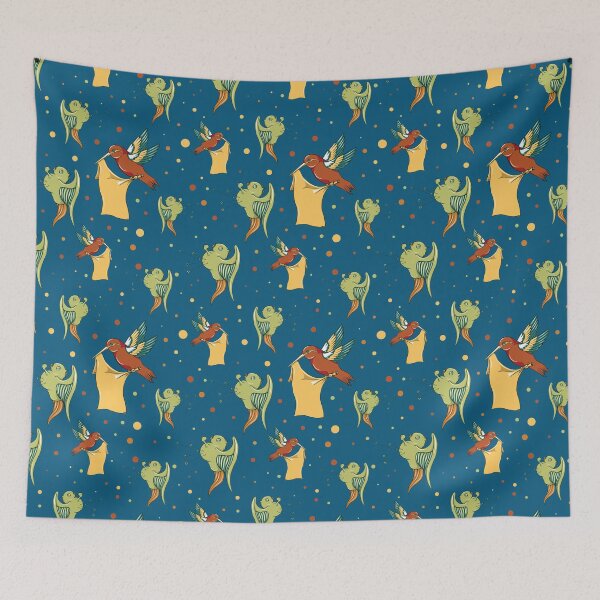 Item preview, birds pattern  designed and sold by niftee.