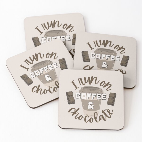 Item preview, Cool I Run On Coffee And Chocolate Fun Slogan designed and sold by TrulyEpoque.